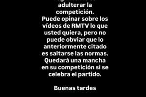 卡瓦哈尔回应特巴斯：随你怎么说皇马TV，但海外赛就是违反规则